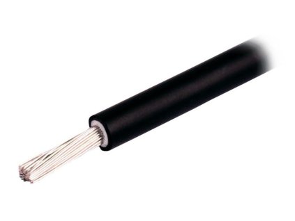 GOOWEI Energy kabel pro zapojení solárních panelů měděný 1x 4mm2, černý (GOOKAB04Black)