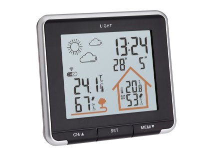 TFA domácí meteostanice s předpovědí počasí 35.1153.01 LIFE - černá (TFA35.1153.01)