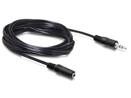 Delock Audio kabel 3,5mm stereo jack samec/samice, 5m (84237) (84237)