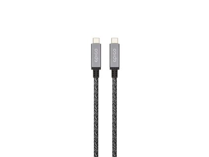 Epico Thunderbolt 4 opletený kabel - space grey, 1,5m (9915101300210)