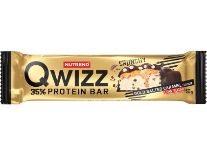 Nutrend QWIZZ protein bar 60 g, slaný karamel (VM-064-60-SKA)