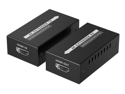 PremiumCord 4Kx2K@60Hz HDMI2.0 extender na 60m přes jeden kabel Cat6/6a/7 (khext60-13)