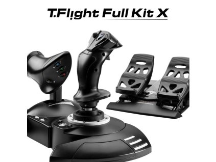 Thrustmaster T.Flight Full Kit X, pedálová sada TFRP RUDDER + Joystick Hotas pro Xbox Series X/S a PC (4460211)