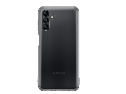 Samsung Poloprůhledný zadní kryt Soft Clear pro Galaxy A04s černý (EF-QA047TBEGWW)