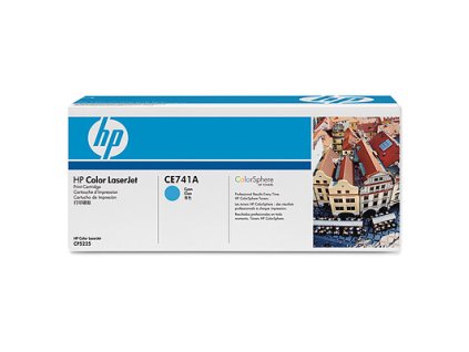 HP CE741A Cyan Toner (7300str.) pro CLJ CP5225 - originální (CE741A)