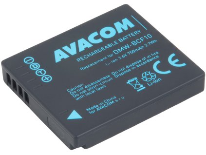 Avacom pro Panasonic DMW-BCF10 Li-Ion 3.6V 750mAh 2.7Wh (DIPA-CF10-B750)