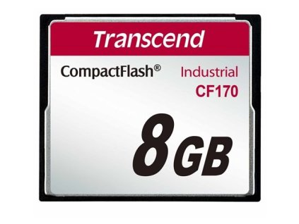 Transcend Compact Flash 8GB 170x Industrial (TS8GCF170) (TS8GCF170)
