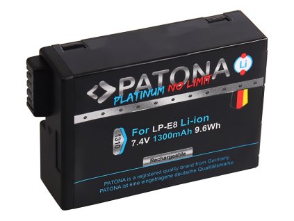 PATONA baterie pro foto Canon LP-E8/LP-E8+ 1300mAh Li-Ion PLATINUM (PT1310)