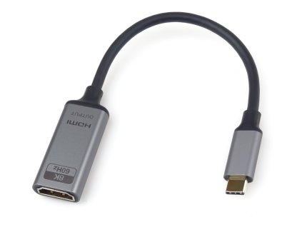PremiumCord Adaptér USB-C na HDMI rozlišení obrazu 8K@60Hz,4K@144Hz Aluminium 20cm (ku31hdmi24)