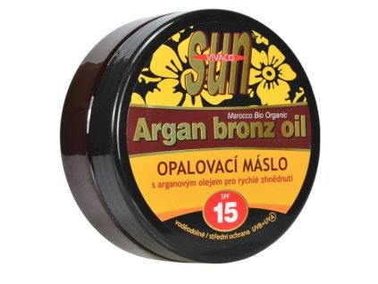 Sun Vital opalovací máslo s BIO arganovým olejem SPF 15 (207901)