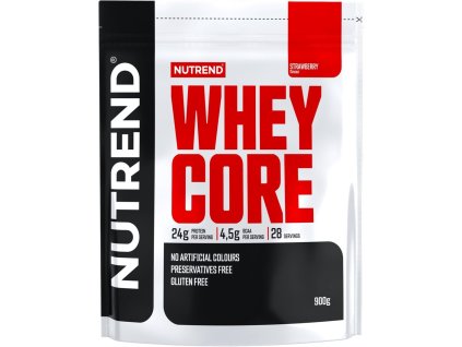 Nutrend WHEY CORE 900 g, jahoda (VS-041-900-JH)