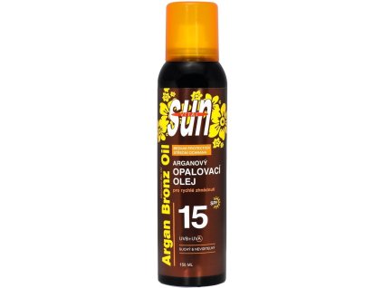 Sun Vital Arganový suchý opalovací olej sprej SPF15 150ml (2307515)