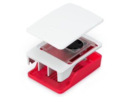 Raspberry case Original bílá/růžová pro Pi 5 (RB-CaseP5-SC1159)