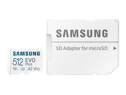 Samsung microSDXC 512GB EVO Plus + SD adaptér (MB-MC512SA/EU)