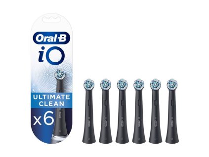 Oral-B iO Ultimate Clean Black Náhradní hlavice, 6 ks (41015209)