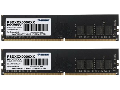 PATRIOT Signature 64GB DDR4 3200MHz / DIMM / CL22 / KIT 2x 32GB (PSD464G3200K)