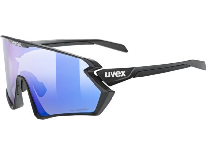 UVEX BRÝLE SPORTSTYLE 231 2.0 P BLACK MAT / MIR.BLUE (00087010_1_1)