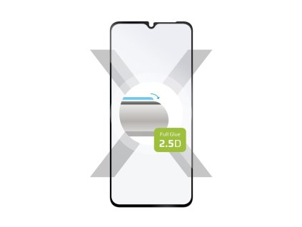 Ochranné tvrzené sklo FIXED Full-Cover pro Motorola Moto E13, lepení přes celý displej, černé (FIXGFA-1093-BK)