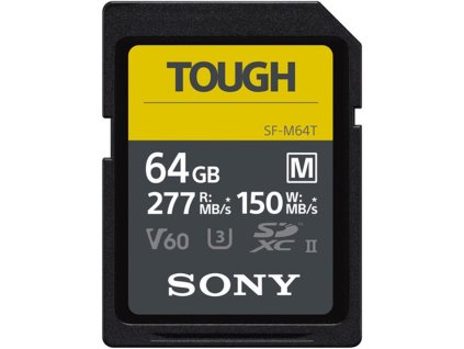 Sony SDXC Tough SF-M64T 64GB V60 U3 UHS-II (SFM64T.SYM)
