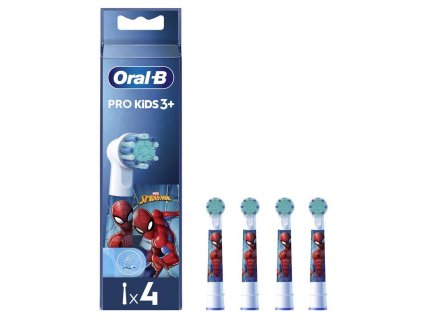 Oral-B EB 10-4 Kids Spiderman Náhradní hlavice, 4 ks (1100028164)
