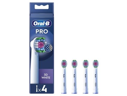 Oral-B EB 18-4 PRO 3D White Náhradní hlavice, 4 ks (1100028165)