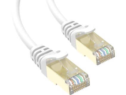 Conexpro slim patch kabel STP, CAT6A, 3m, bílý (PC6AFS-3W)