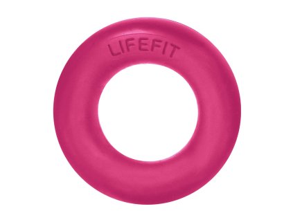 Posilovač prstů LIFEFIT RUBBER RING růžový (F-SIL-G01-03)