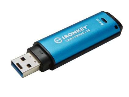 Kingston IronKey Vault Privacy 50 64GB USB 3.2 (IKVP50/64GB)