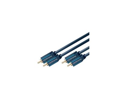 ClickTronic HQ OFC kabel 2x CINCH - 2x CINCH RCA, M/M, 1m (CLICK70377)