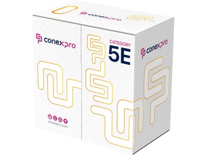 Conexpro FTP kabel ekonomy venkovní, CAT5e, PE, 24 AWG, 305m, černý (O5EFTP-LSE)
