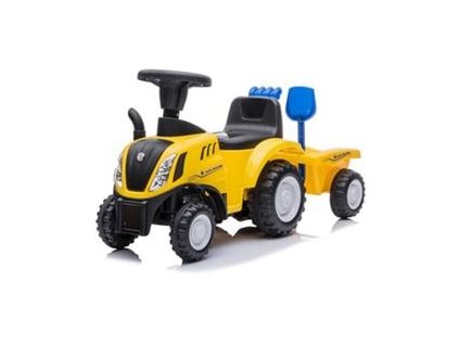 Buddy Toys BPC 5176 New Holland T7 Odrážedlo s vozíkem, žlutá (57001192)