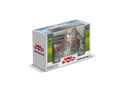 Buddy Toys BGA 1012 Jezdkyně a hříbě (57001044)