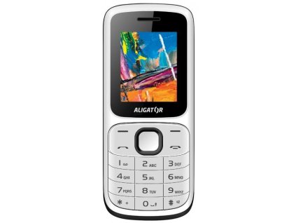 Aligator D210 Dual Sim bílo-černý (AD210WB)