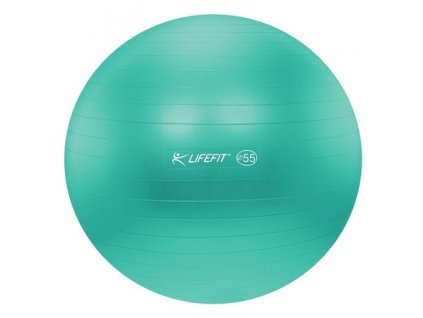 LifeFit Anti-Burst 55 cm, tyrkysový gymnastický míč (F-GYM-55-03)