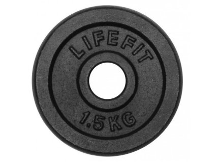 LifeFit Kotouč 1,5kg, kovový, pro 30mm tyč (F-KOT30-015)