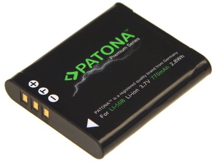 Patona Premium PT1199 - Olympus LI-50B  770mAh Li-Ion (PT1199)