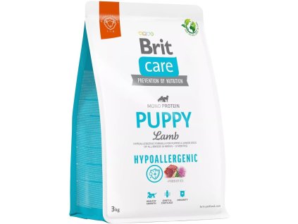 Brit Care Dog Hypoallergenic Puppy, 3kg granule pro štěňata (8595602558964)