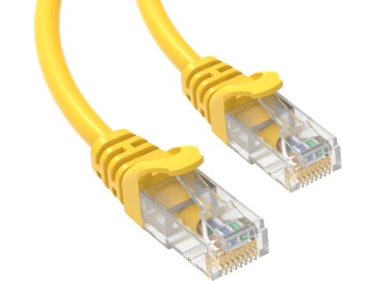 Conexpro patch kabel UTP, CAT5e, 0.25m, žlutý (PC5U-025Y)