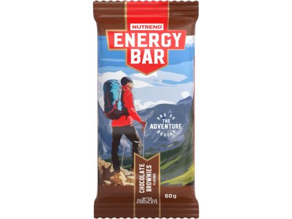Nutrend ENERGY bar 60 g, čokoládové brownies (VM-063-60-ČOB)