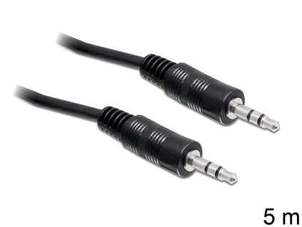 Delock Audio kabel 3,5mm jack samec/samec, 5m (84438) (84438)