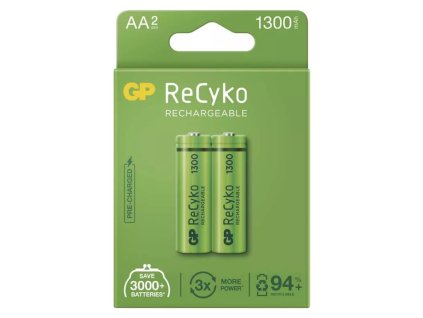 Nabíjecí baterie GP ReCyko 1300 AA (HR6), 2 ks (1032222130)
