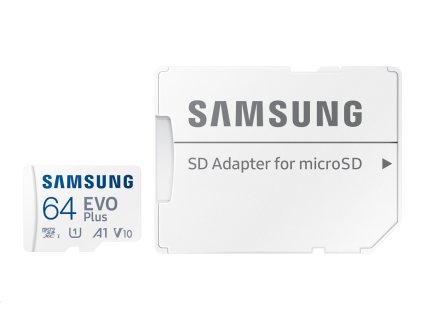 Samsung microSDXC 64GB EVO Plus + SD adaptér (MB-MC64SA/EU)