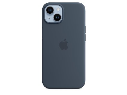 Apple iPhone silikonový kryt s MagSafe na iPhone 14, bouřkově modrý (mprv3zm/a)