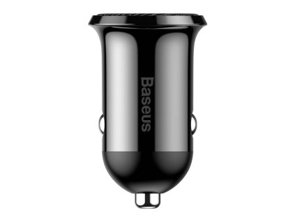 Autonabíječka Baseus Grain Pro 2x USB 4.8A (černá) (CCALLP-01)