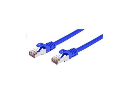 C-TECH patch cord Cat6, FTP, modrý, 2m (CB-PP6F-2B)