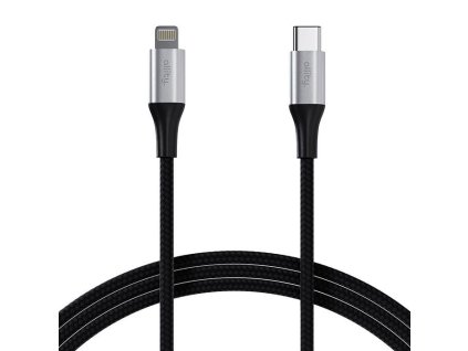 Datový kabel Allity AUC-01 USB-C/Lightning 2m 27W černý (GSM186390)