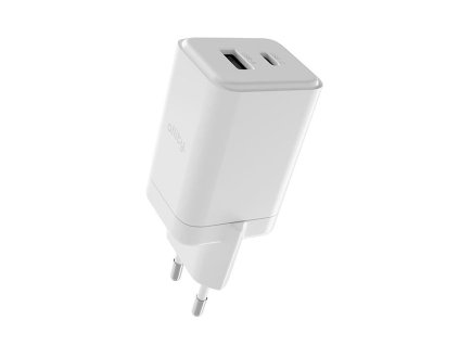 Rychlonabíječka do sítě Allity GaN PD QC ATC-01-45WAC 1x USB-C 1x USB-A 45W bílá (GSM186387)