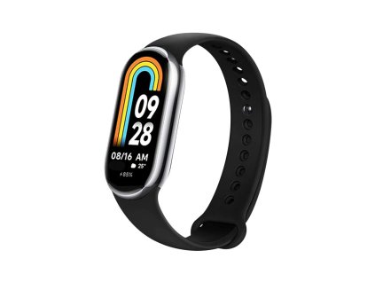 Silikonový řemínek FIXED Silicone Strap pro Xiaomi Mi Band 8/Smart Band 9, černý (FIXSSTB-1176-BK)