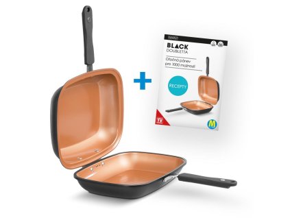 Livington Black Doubletta - Otočná pánev (M22336)