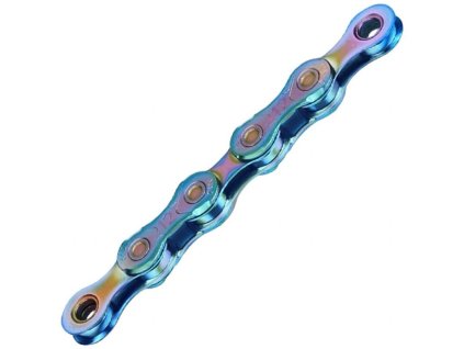 Řetěz KMC X-12 aurora modrý v krabičce 126 článků (23737)